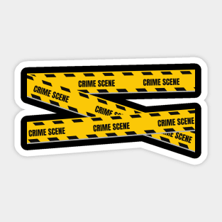 Crime Scene Forensics Sticker